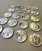 Italië. 500 Lire 1966 - 20 monete Caravelle argento