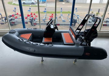 Hibo Aluminium Console RIB DLX 3.60 + Tohatsu 20 PK, Watersport en Boten, Rubberboten, Aluminium, Brandstoftank, Nieuw, Hibo