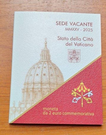 Vaticaan. 2 Euro 2025 Sede Vacante (Zonder minimumprijs)