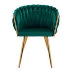 Luxe stoel met velvet – Absolute eyecatcher voor elke kamer, Huis en Inrichting, Verzenden, Nieuw, Overige kleuren, Eén
