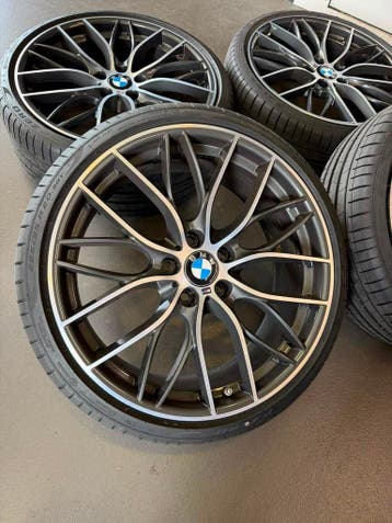 Orig BMW 3 4 Serie 405M 20 velgen F3X RDCI Pirelli 4x6,5mm, Gebruikt, 255 mm, Banden en Velgen, Ophalen of Verzenden