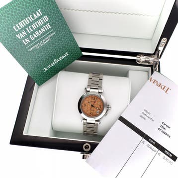 Cartier Pasha C ‘Salomon’ 2324 W31043M7; Automatisch Hor, Overige merken, Staal, Gebruikt, Polshorloge