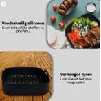 Airfryer siliconen bakje met Wanten set, Ophalen of Verzenden, Zo goed als nieuw