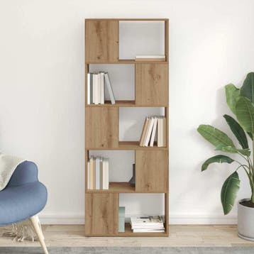 vidaXL Tv-meubelset 60 x 24 x 156 cm Bruin Bewerkt hout, Huis en Inrichting, Minder dan 50 cm, Verzenden, Nieuw, Minder dan 100 cm