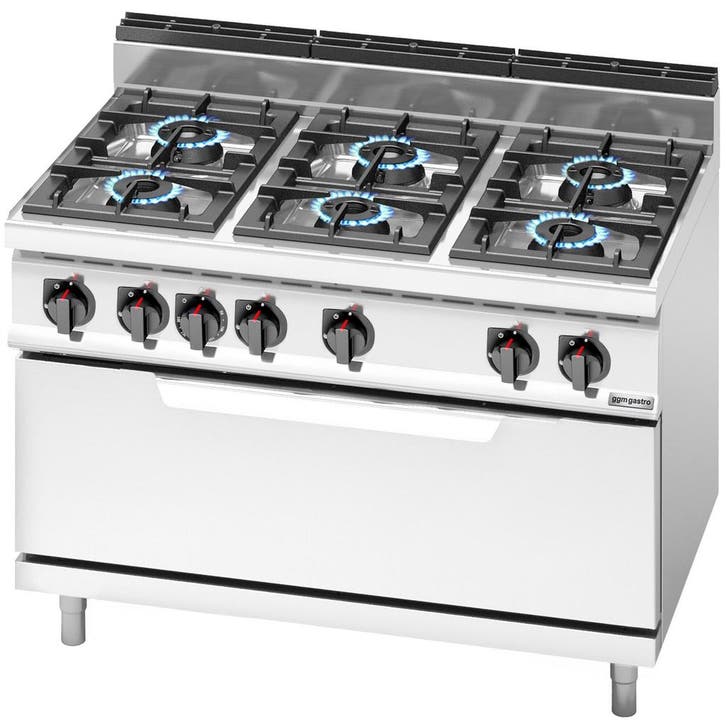 GGM Gastro | Gasfornuis - Lorenzo 700 - 1200x714x1070mm - |, Zakelijke goederen, Horeca | Overige, Verzenden