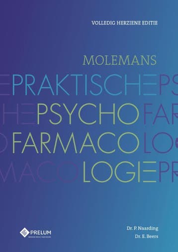 Molemans praktische psychofarmacologie 9789085621423, Zo goed als nieuw