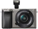 Sony A6000 - Camera met lens - 24,3Mpx CMOS APS-C - Grijs, Audio, Tv en Foto, Fotocamera's Digitaal, Verzenden, Zo goed als nieuw