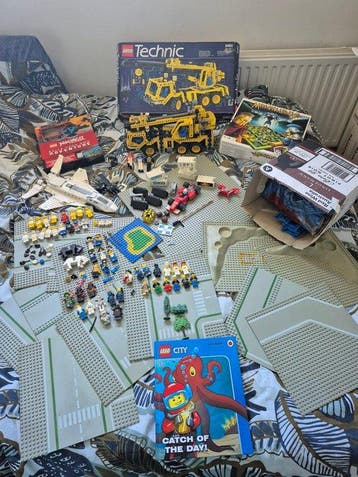 Lego Onderdelen - Minifigures, stark jet, lego technic 8460, Nieuw