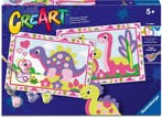CreArt - Colorful Dinos | Ravensburger - Hobby Artikelen, Hobby en Vrije tijd, Schilderen, Verzenden, Nieuw