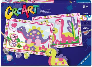 CreArt - Colorful Dinos | Ravensburger - Hobby Artikelen, Hobby en Vrije tijd, Verzenden, Nieuw