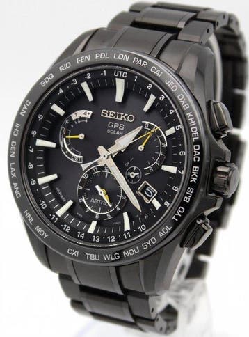 Seiko - Astron GPS Solar Dual-Time World Time - SBXB051