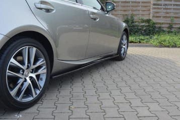 Zijskirts Diffusers Lexus IS Mk3/ Mk3 Facelift  Glanzend, Ophalen of Verzenden, Nieuw