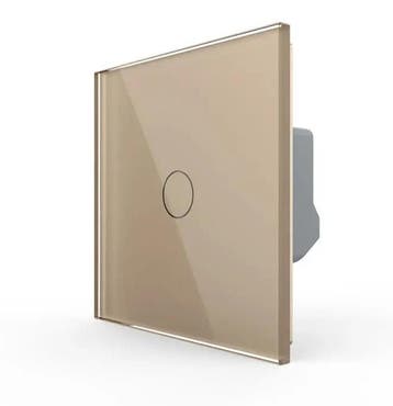 Slimme Touchscreen Wisselschakelaar | Livolo | Goud, Ophalen of Verzenden, Nieuw, Schakelaar