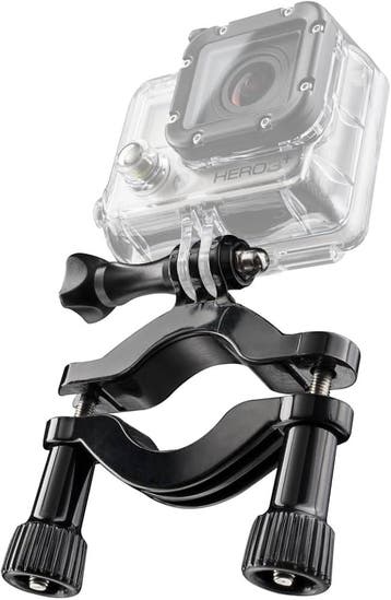 Buisbevestiging / Stuurklem voor GoPro Cameras -22-62 mm, Verzenden, Zo goed als nieuw