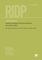Artificial Intelligence and Administration of Criminal, Boeken, Verzenden, Zo goed als nieuw