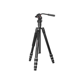 Kingjoy G55 Aluminium Statief + KH-6750 Videokop, Verzenden