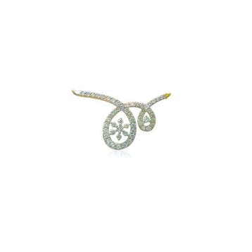 Halsketting - 14 karaat Geel goud - 0.44ct. tw. Diamant, Sieraden, Tassen en Uiterlijk, Nieuw