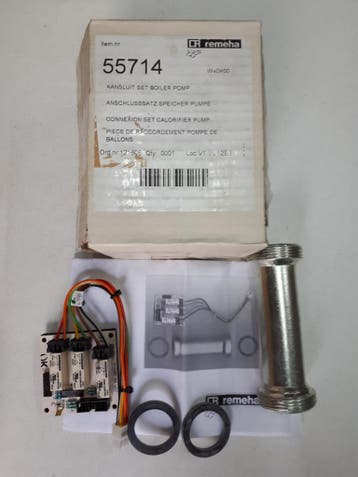 REMEHA AANSLUIT SET BOILER POMP 55714 NIEUW, Ophalen of Verzenden, Nieuw