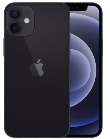 Refurbished iPhone 12 64GB Zwart, Verzenden, Nieuw