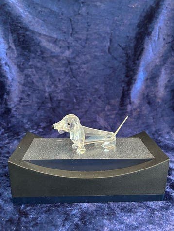 Swarovski - Beeldje - Dachshund mini - 014388 - Box +