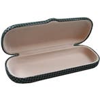 Benson Stijlvolle brillenkoker - blauw/zilver print - mag..., Ophalen of Verzenden, Nieuw