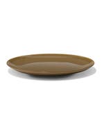 HEMA Dinerbord Ø26.4cm Monaco aardewerk donkerbruin, Verzenden, Nieuw