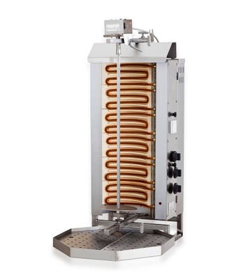 Gyros Grill Elektrisch Motor Boven 6 Hittezones, Ophalen of Verzenden, Nieuw in verpakking