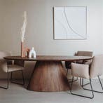 Ruim Aanbod Landelijke Industriele Eettafels Gratis Bezorgin, Huis en Inrichting, Ophalen of Verzenden, Nieuw, Metaal, Landelijk industrieel rechthoek rond ovaal deens ovaal driehoek