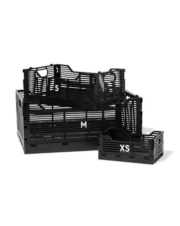HEMA Klapkrat letterbord recycled zwart, Verzenden, Nieuw