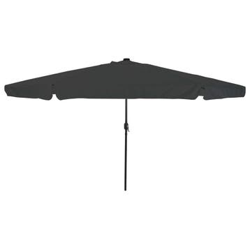 Parasol 400cm Antraciet | UV-bestendig | Laatste Stuk!, Tuin en Terras, Kantelbaar, Ophalen of Verzenden, Zo goed als nieuw, Stokparasol