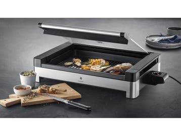 WMF Lono 415430011 - Tafelgrill - Glazen deksel - Zilver, Verzenden, Nieuw