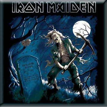 Iron Maiden Benjamin Breeg Koelkast Magneet off. merchandise, Verzamelen, Muziek, Artiesten en Beroemdheden, Ophalen of Verzenden