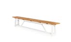 Suns Ovada tuinbank 220 cm wit frame SALE |, Ophalen of Verzenden, Nieuw