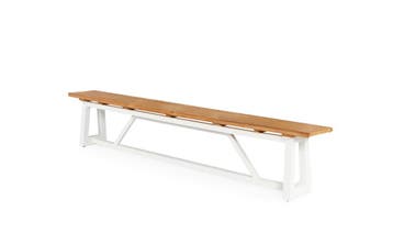 Suns Ovada tuinbank 220 cm wit frame SALE |, Ophalen of Verzenden, Nieuw