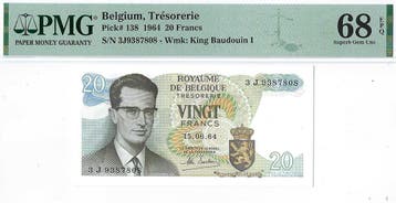 20 francs 1964 - PMG 68, Verzenden
