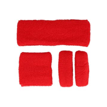 Haarband Sport 5cm - Zweetbandje & Haarelastiek - Rood  -, Nieuw