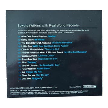 Bowers & Wilkins With Real World Records (Digipak) (CD), Verzenden, Nieuw in verpakking