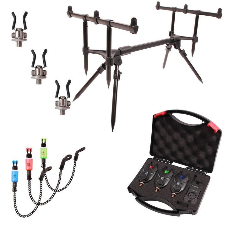 Ultimate Rod Pod Set Complete, Watersport en Boten, Hengelsport | Algemeen, Nieuw, Verzenden