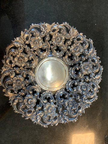 Unknow - Dienblad - .800 zilver - Decoratieve sierbord,