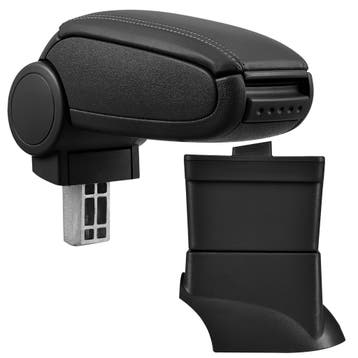 Autoarmsteun voor Fiat 500 2007-2015 kunstleer zwart, Verzenden, Nieuw