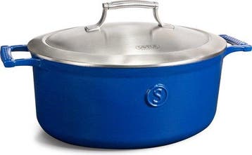 2dekans | Saveur Voyage Braadpan Ø30 cm – Ovaal Gietijzer –, Ophalen of Verzenden, Nieuw