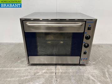 RVS Euromax Heteluchtoven met grillfunctie 4 x 44/34 cm 230V, Ophalen of Verzenden, Gebruikt