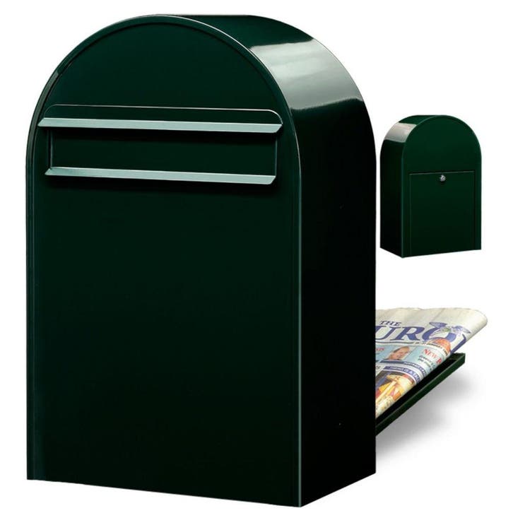 Brievenbus Bobi Classic B (back) - zwartgroen, Tuin en Terras, Brievenbussen, Nieuw, Verzenden