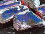 Birmese Blauwe Amber - Hoge Kwaliteit!- 68 g