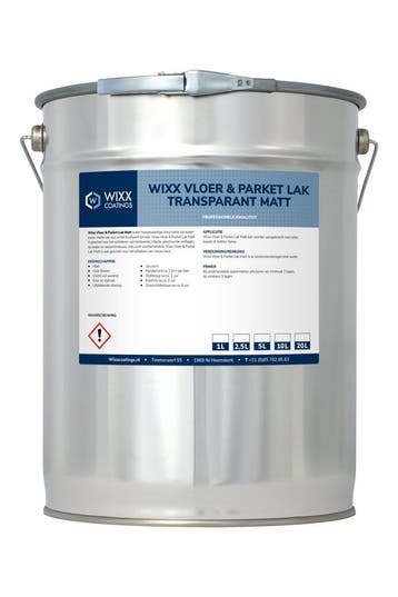 Wixx Vloer & Parket Lak Transparant Matt 20L, Overige kleuren, Verzenden, Nieuw, 15 tot 20 liter