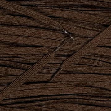 Katoenen veters - Bruin • 120  cm x 8 mm, Ophalen of Verzenden, Nieuw