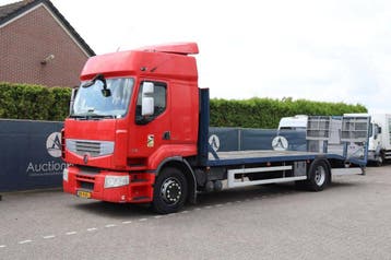 Veiling: Platte laadbak (vrachtwagen) Renault PREMIUM Diesel, Automaat, Renault, Diesel, Rood