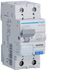 Hager aardlekautomaat / 2-polig, 300mA, C20A / AFA920H, Ophalen of Verzenden, Nieuw, Groepenkast