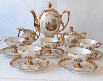 Koffieservies - Porselein - (Bavienthal)
