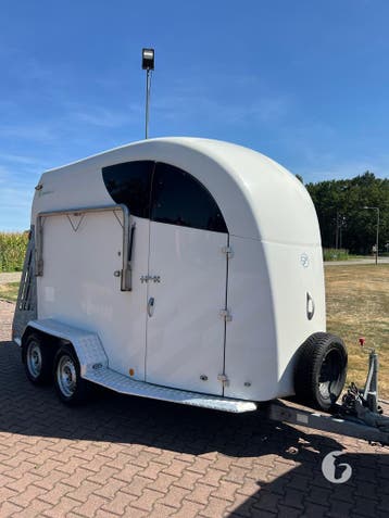 Luxe Bucker Careliner 2-Paards uit 2019!, Ophalen, Zo goed als nieuw, Aluminium, 2-paards trailer